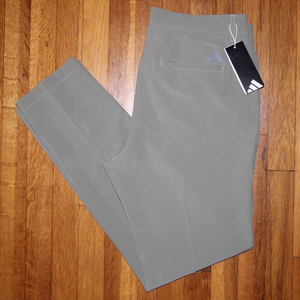 Adidas Ultimate 365 Tapered Golf Pants Silver Pebble Mens 34 35 36